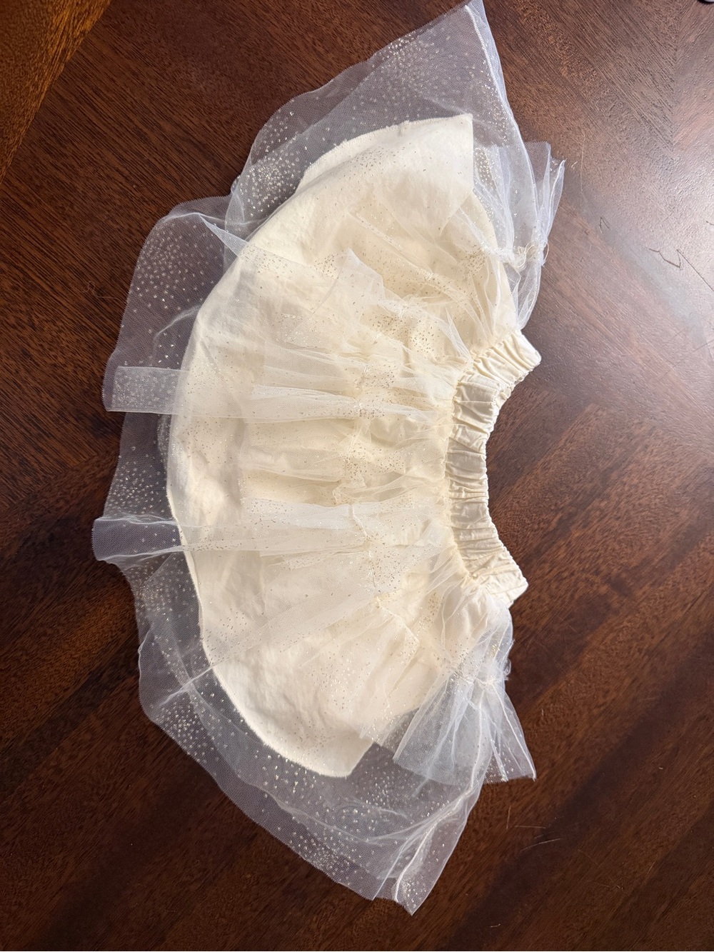 Zara Cream Tulle Skirt